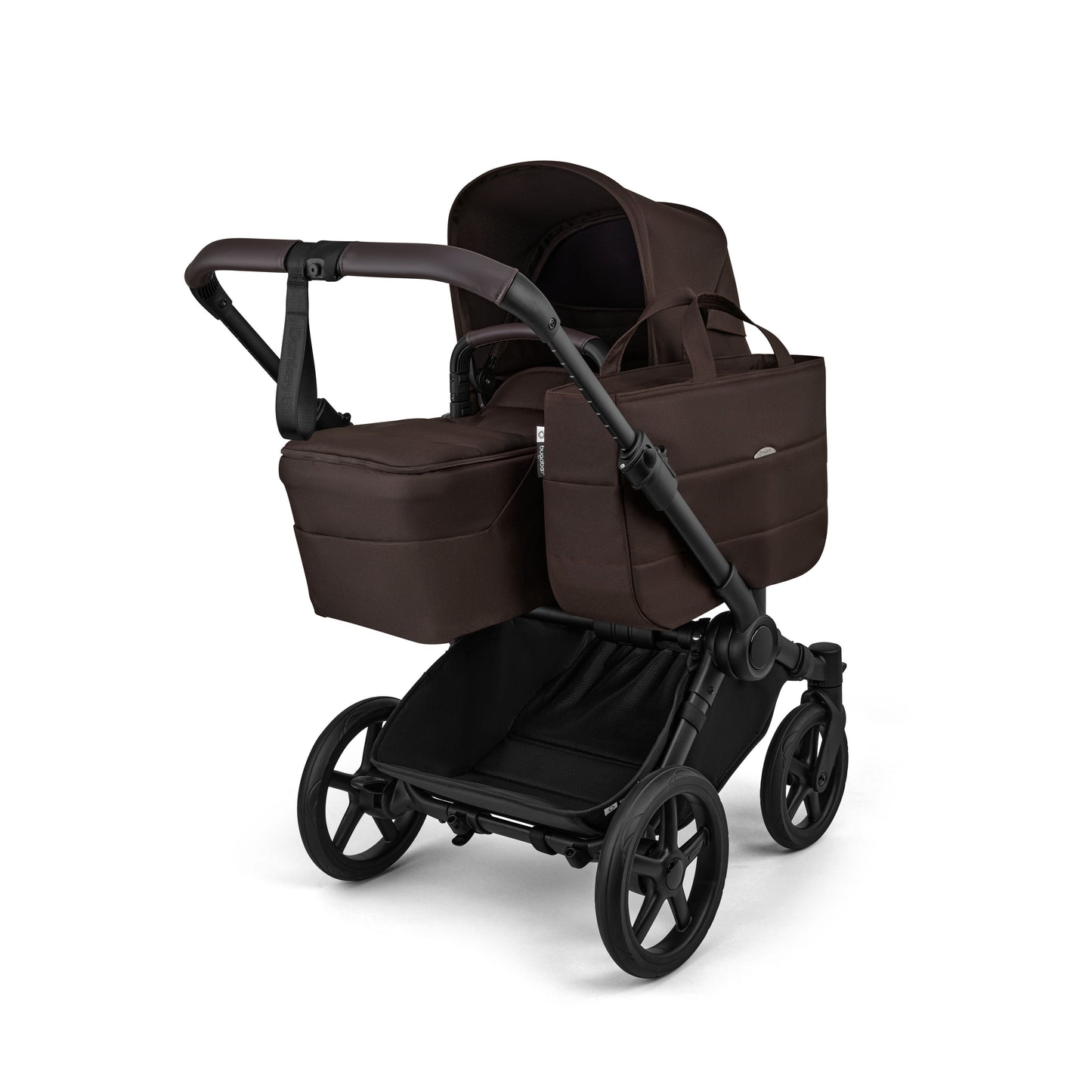 Bugaboo Donkey 6 Twin Stroller Cocoa Brown