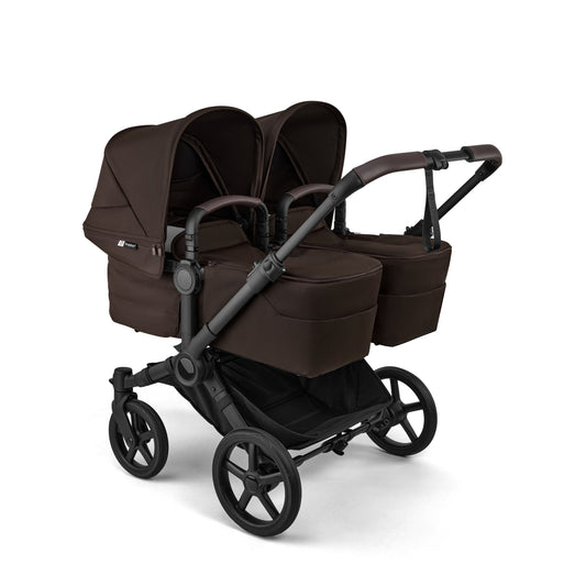 Bugaboo Donkey 6 Twin Stroller Cocoa Brown
