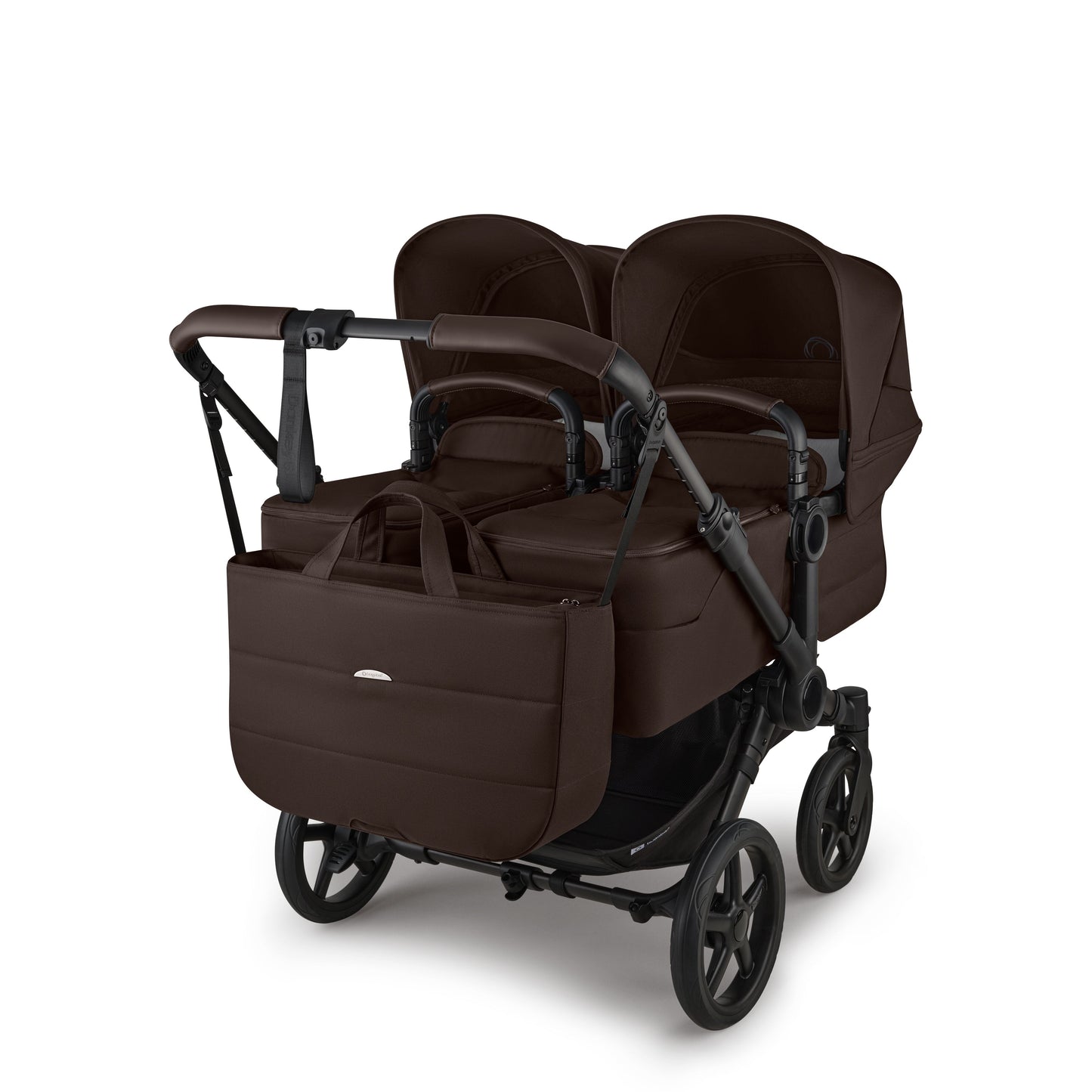 Bugaboo Donkey 6 Twin Essential pushchair bundle Cocoa Brown