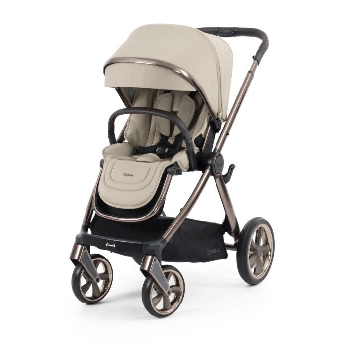 BabyStyle Oyster4 Pushchair Luxury 7 Piece Bundle with Cybex Cloud T i-Size Car Seat and Base - Buttermilk