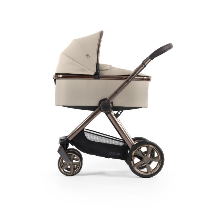 BabyStyle Oyster4 Pushchair Luxury 7 Piece Bundle with Cybex Cloud T i-Size Car Seat and Base - Buttermilk