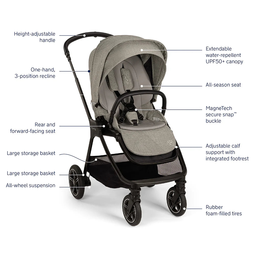 Nuna TRIV NEXT BMW + PIPA Lite Travel System - BMW Graphene Open Box
