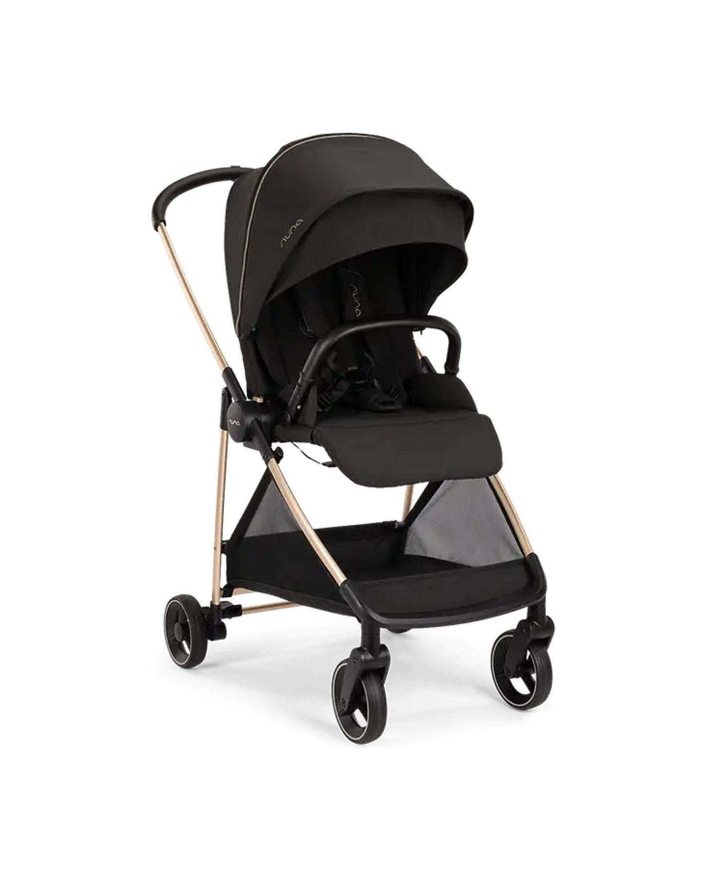 Nuna Ixx Stroller and Lytl Carrycot- Riveted Rose - Ultralight and Compact only 6Kg!