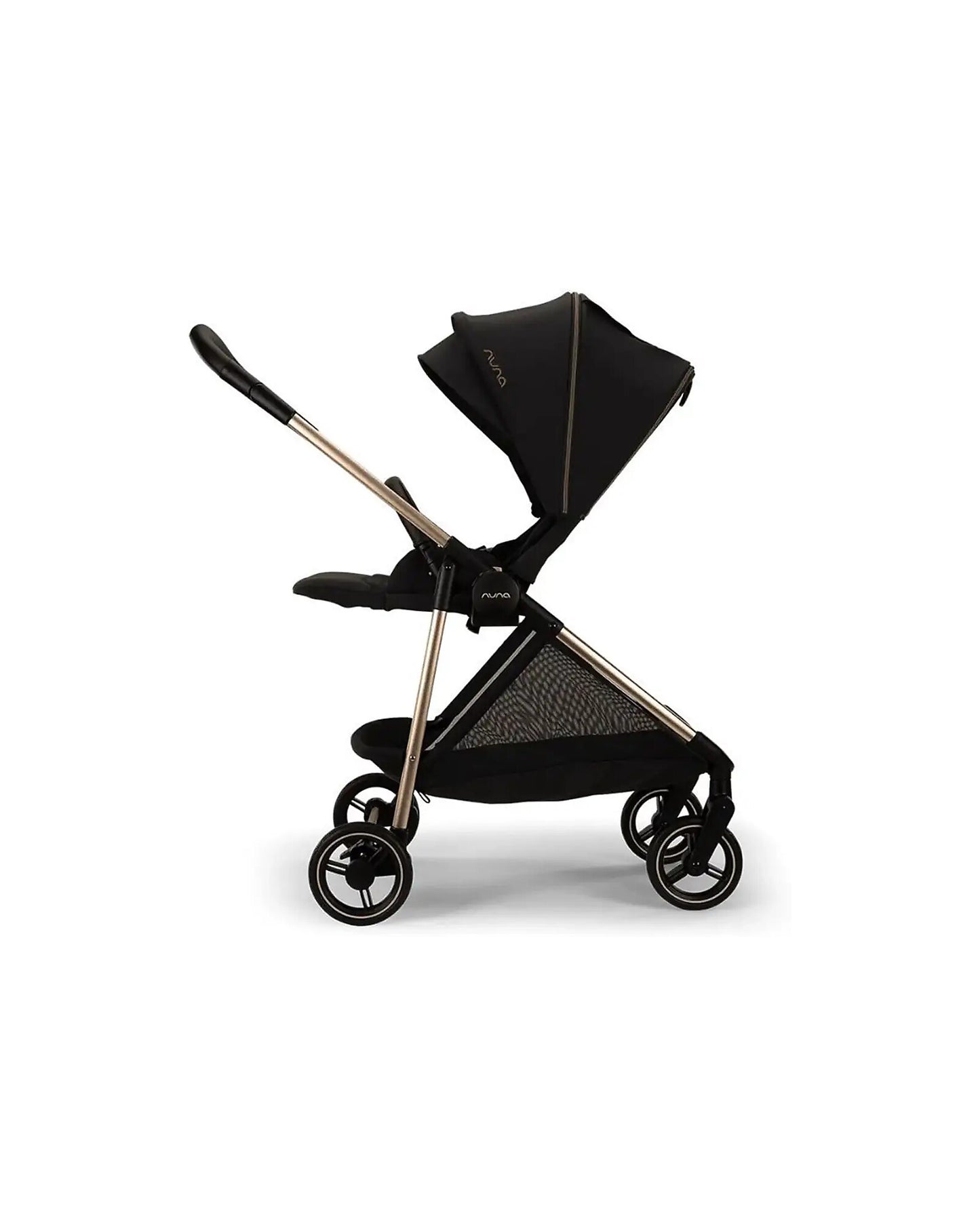 Nuna Ixx Stroller and Lytl Carrycot- Riveted Rose - Ultralight and Compact only 6Kg!