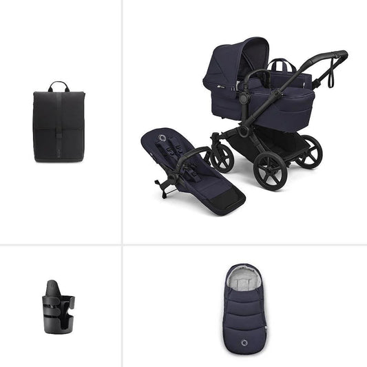 Bugaboo Donkey 6 Single Essential Stroller Bundle Deep Indigo