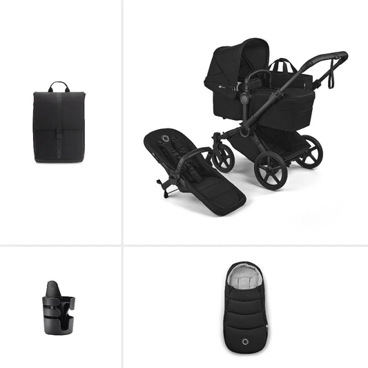 Bugaboo Donkey 6 Single Essential Stroller Bundle Heritage Black
