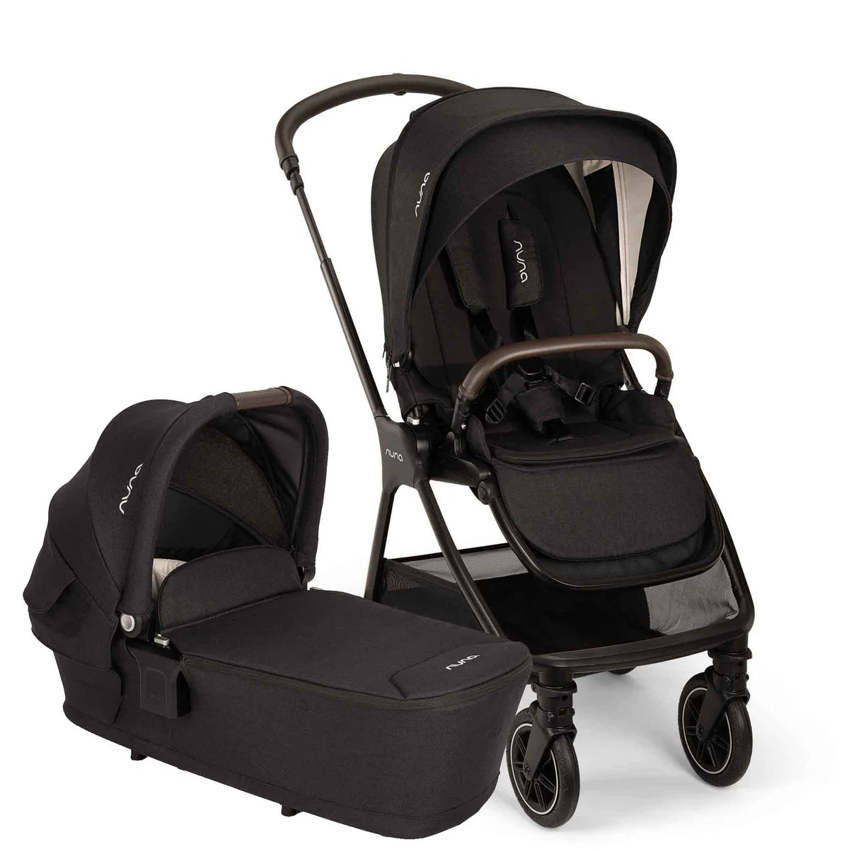 Nuna TRIV Next & ARRA Flex & BASE Curv Bundle - Caviar