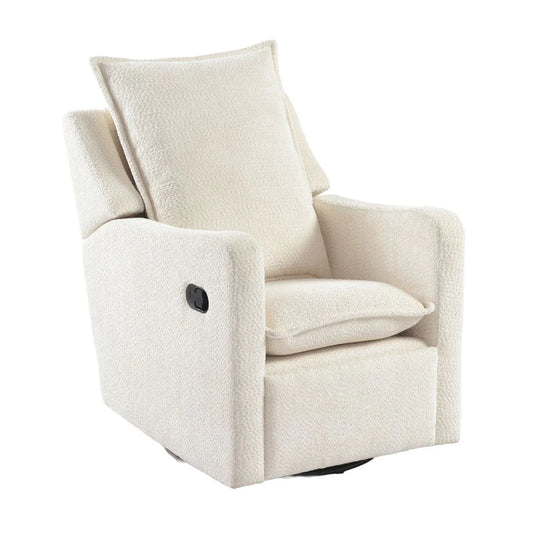 Bebe & Beyond Nestler Nursing Chair – White Boucle