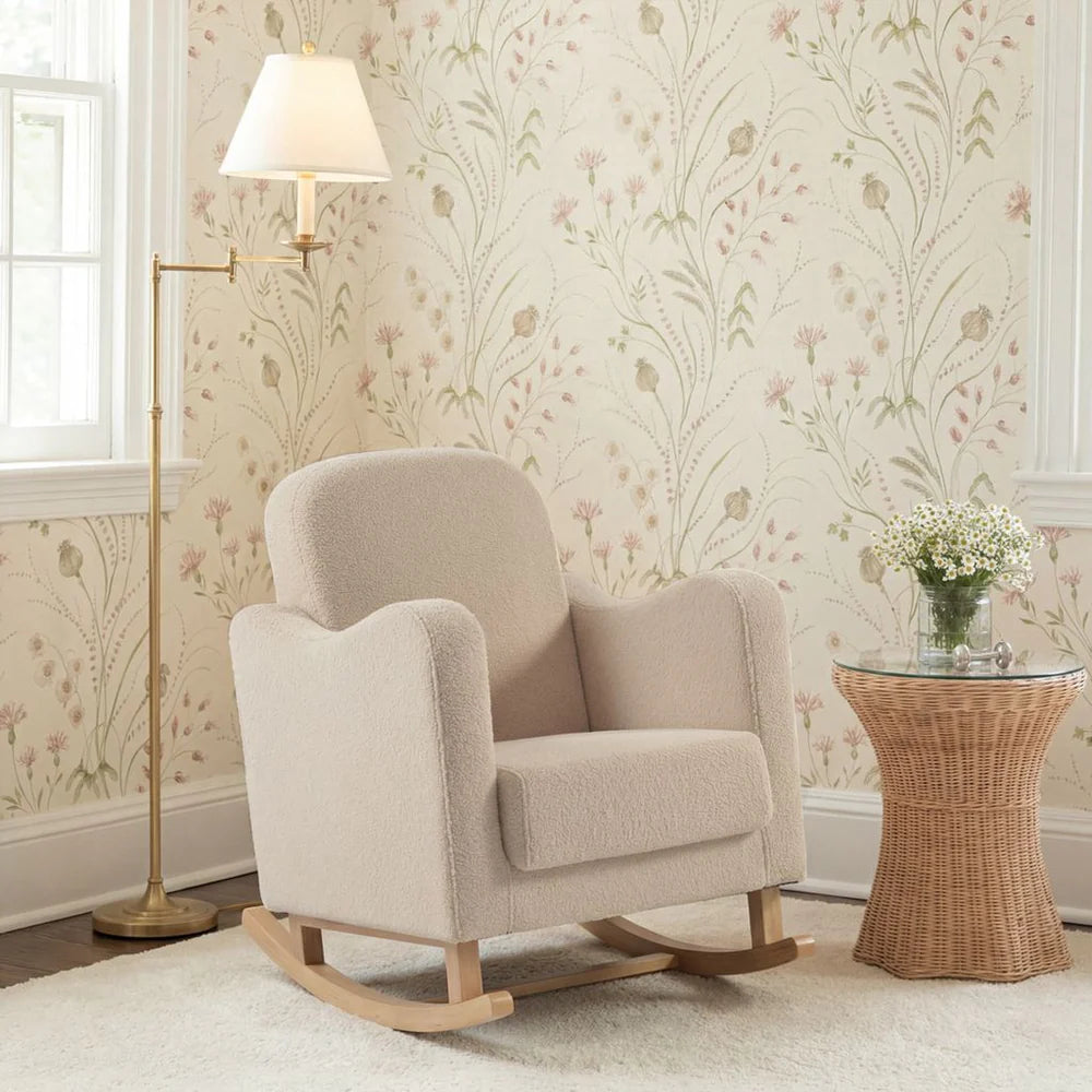 Bebe & Beyond Soother Nursing Chair – Boucle Collection Oat