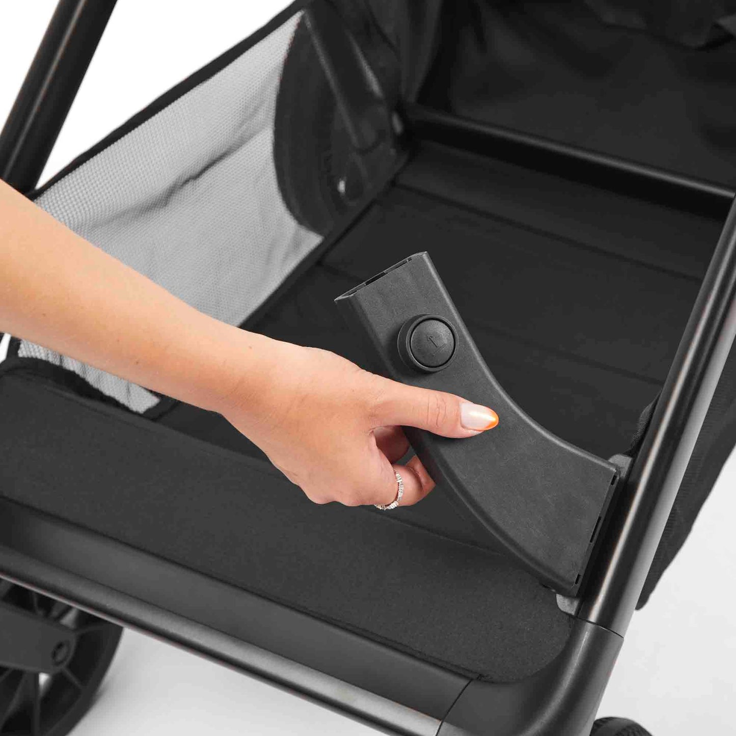 Ickle Bubba VIRGO ALL-IN-ONE SINGLE TO DOUBLE I-SIZE TRAVEL SYSTEM WITH ISOFIX BASE Black