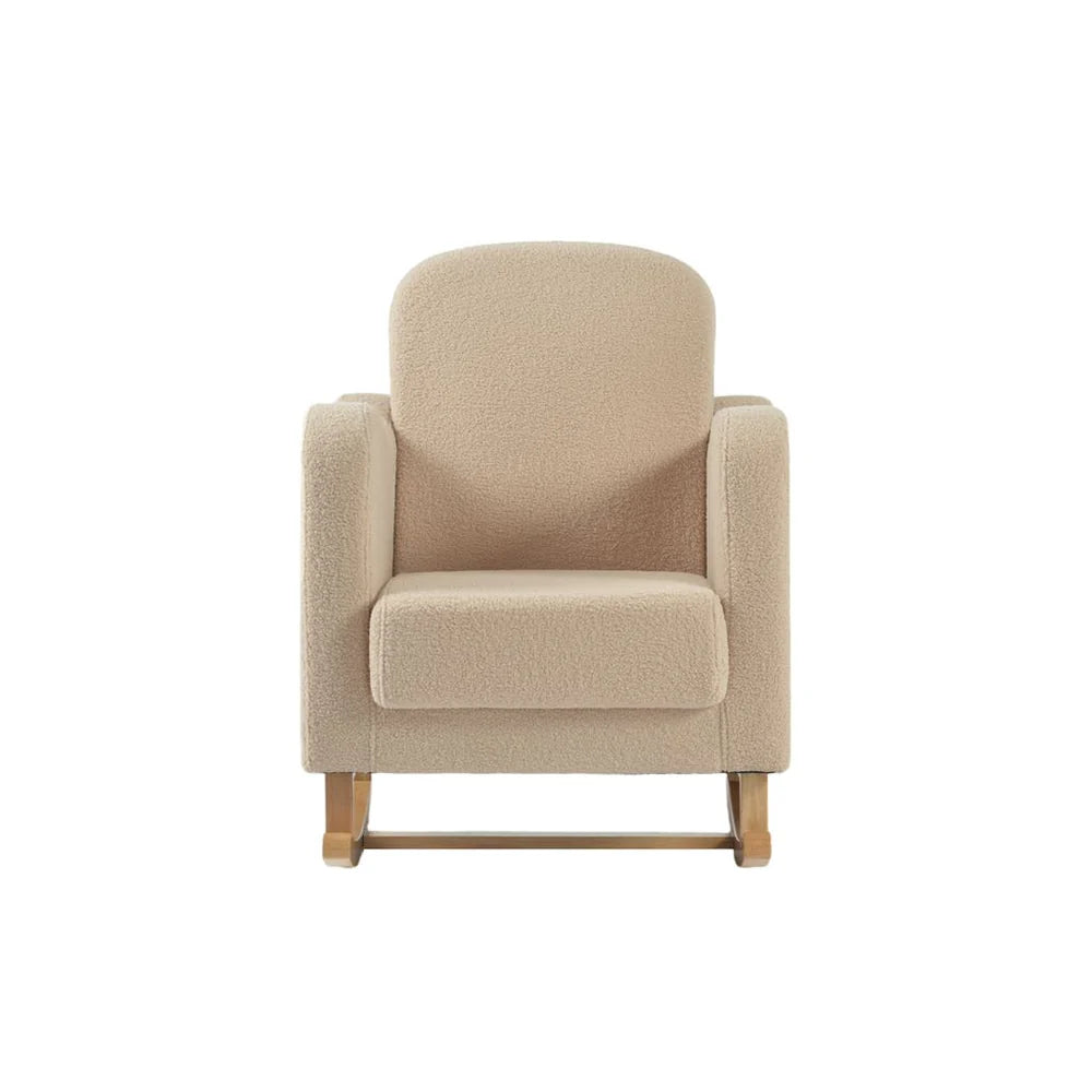 Bebe & Beyond Soother Nursing Chair + Stool – Boucle Collection Oat