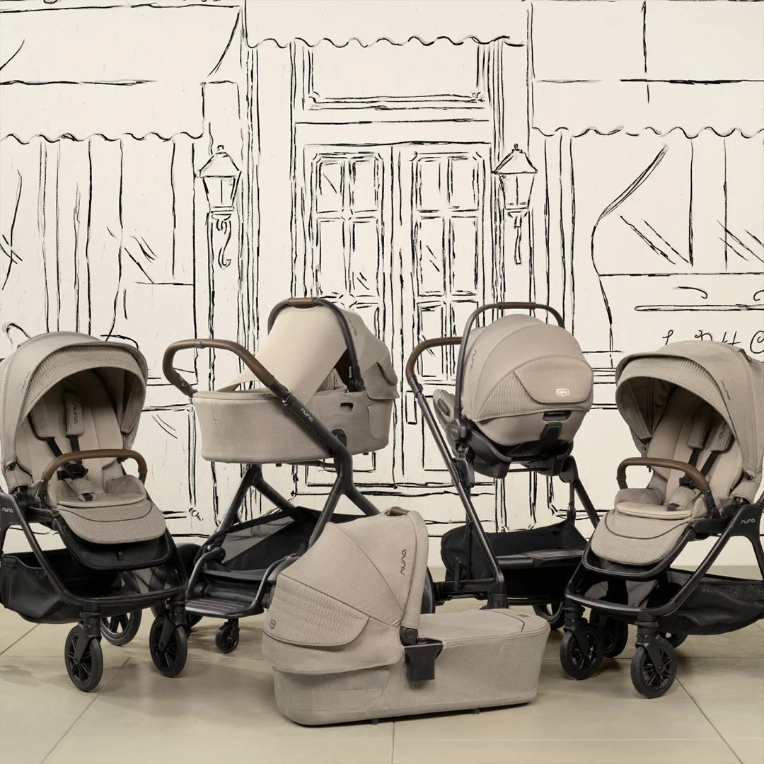 Nuna MIXX NEXT with ARRA FLEX & BASE CURV Travel System Bundle - Cosmopolitan