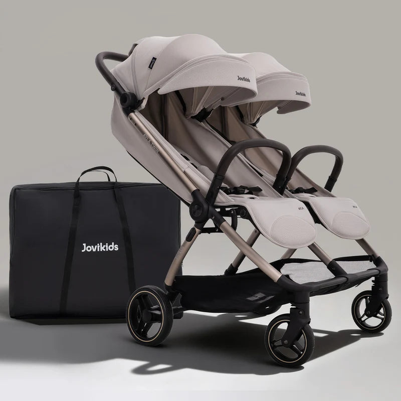JoviKids Ayla Twin Pushchair – Dawn Beige