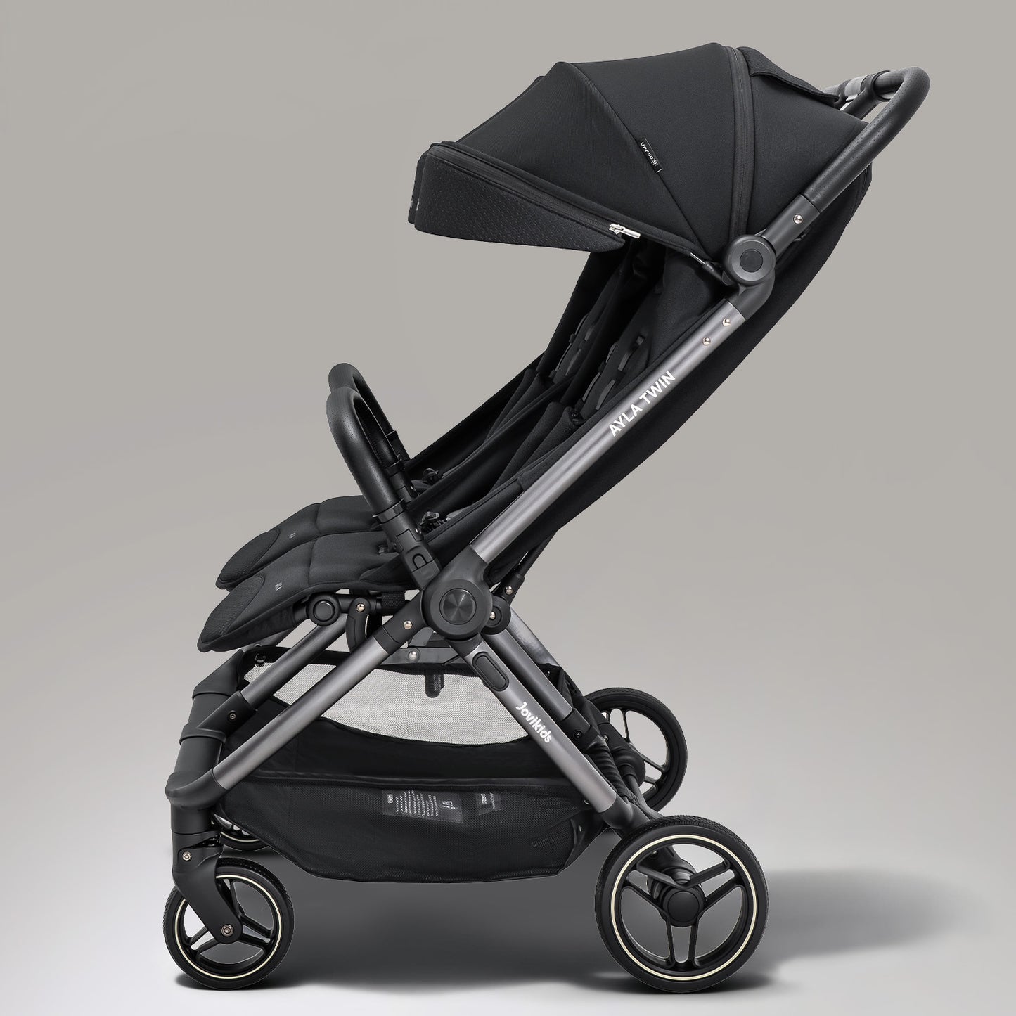 JoviKids Ayla Twin Pushchair -Urban Black