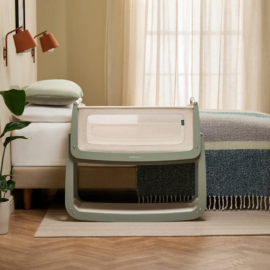 SnuzPod5 Bedside Crib Sage