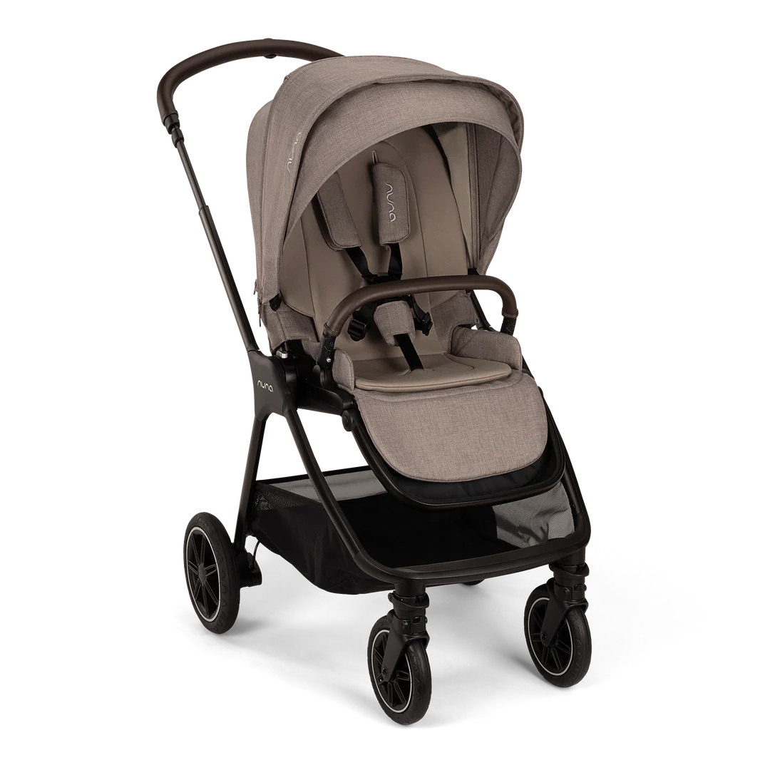 TRIV next Pushchair, LYTL Carrycot and PIPA Urbn Car Seat Travel Bundle Cedar