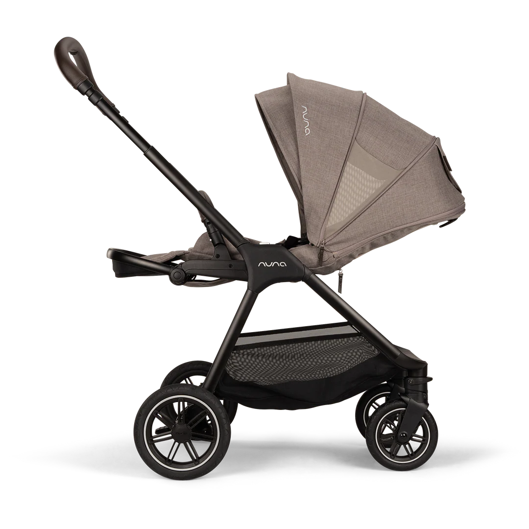 TRIV next Pushchair, LYTL Carrycot and PIPA Urbn Car Seat Travel Bundle Cedar