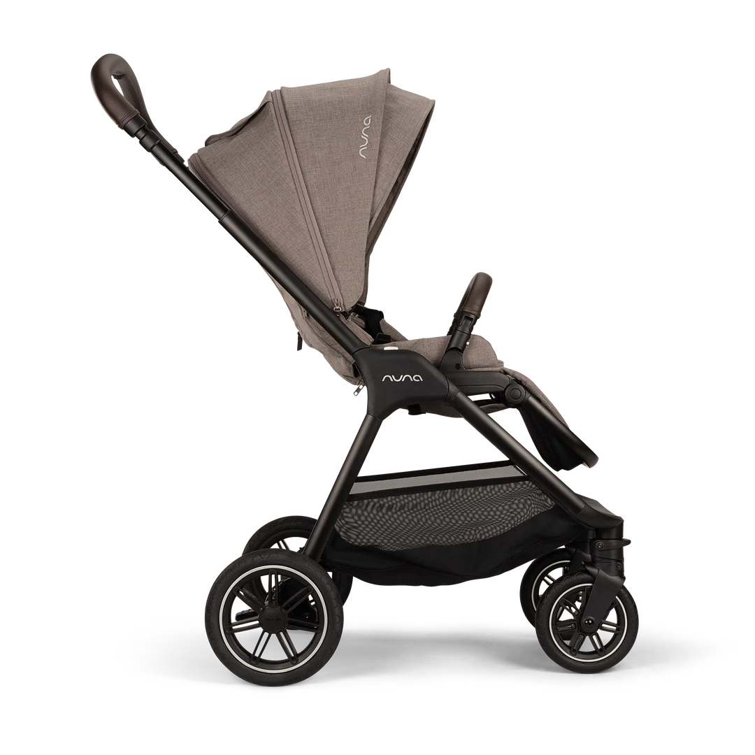 TRIV next Pushchair, LYTL Carrycot and PIPA Urbn Car Seat Travel Bundle Cedar