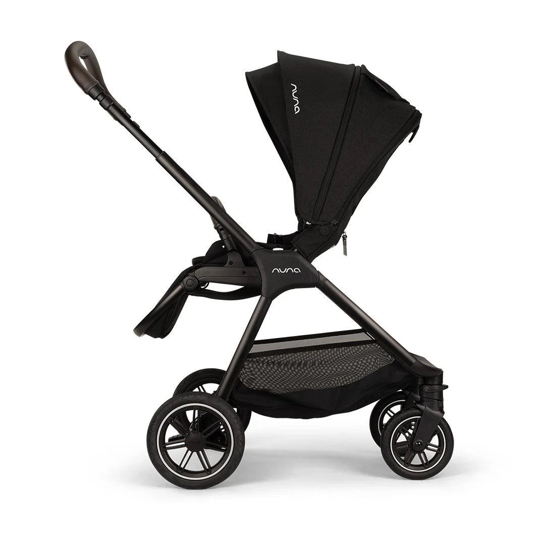 TRIV next Pushchair, LYTL Carrycot and PIPA Urbn Car Seat Travel Bundle Caviar
