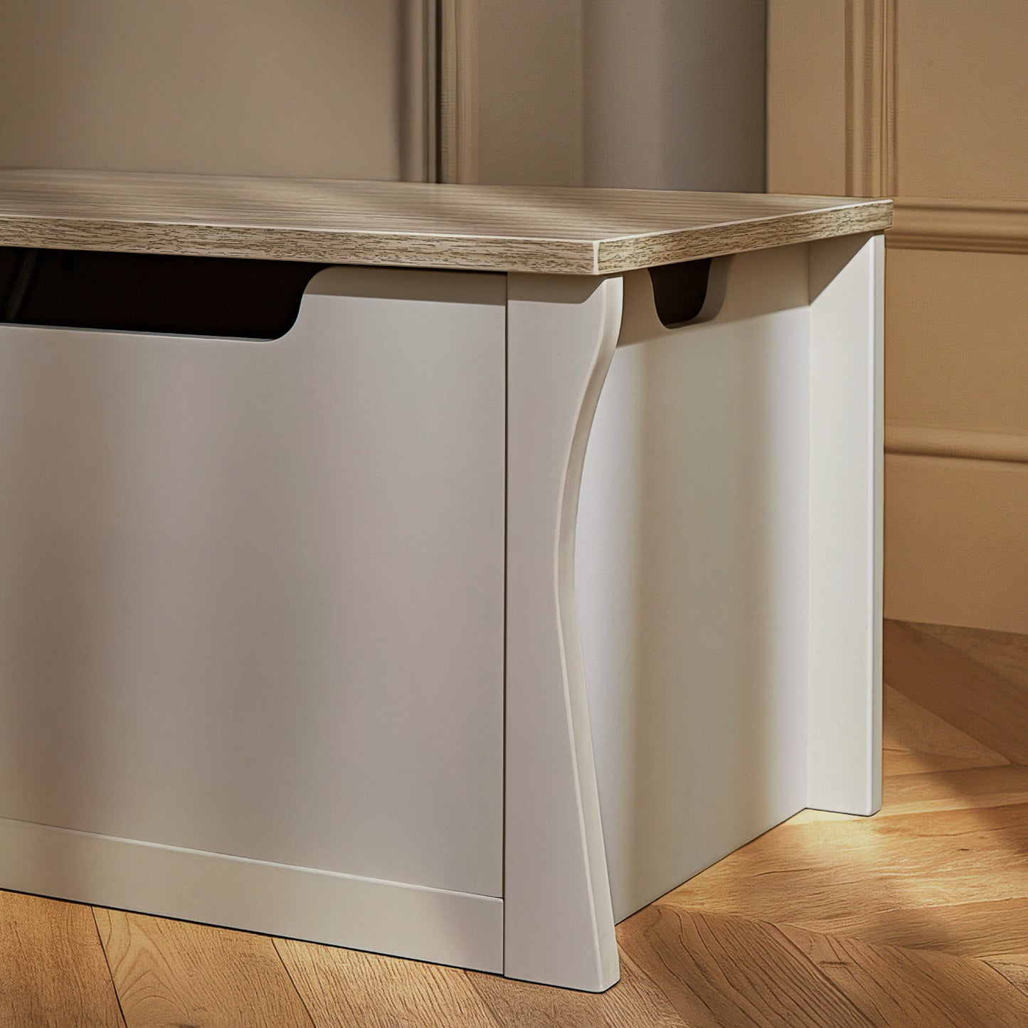 Cuddle Co Clara Storage Box - Cashmere & Ash