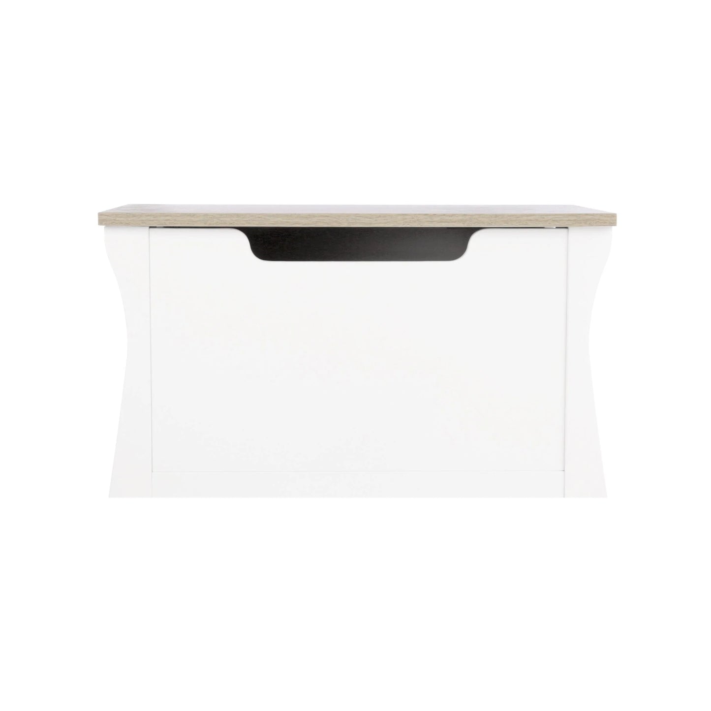 Cuddle Co Clara Storage Box - White & Ash