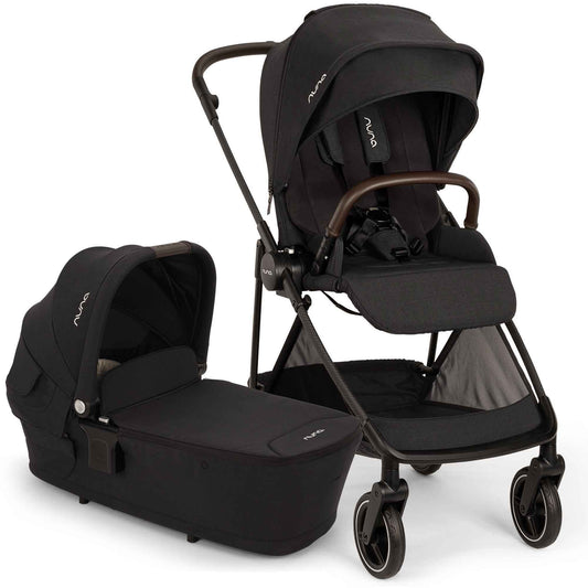 Nuna IXXA Next + Lytl Carrycot in Caviar