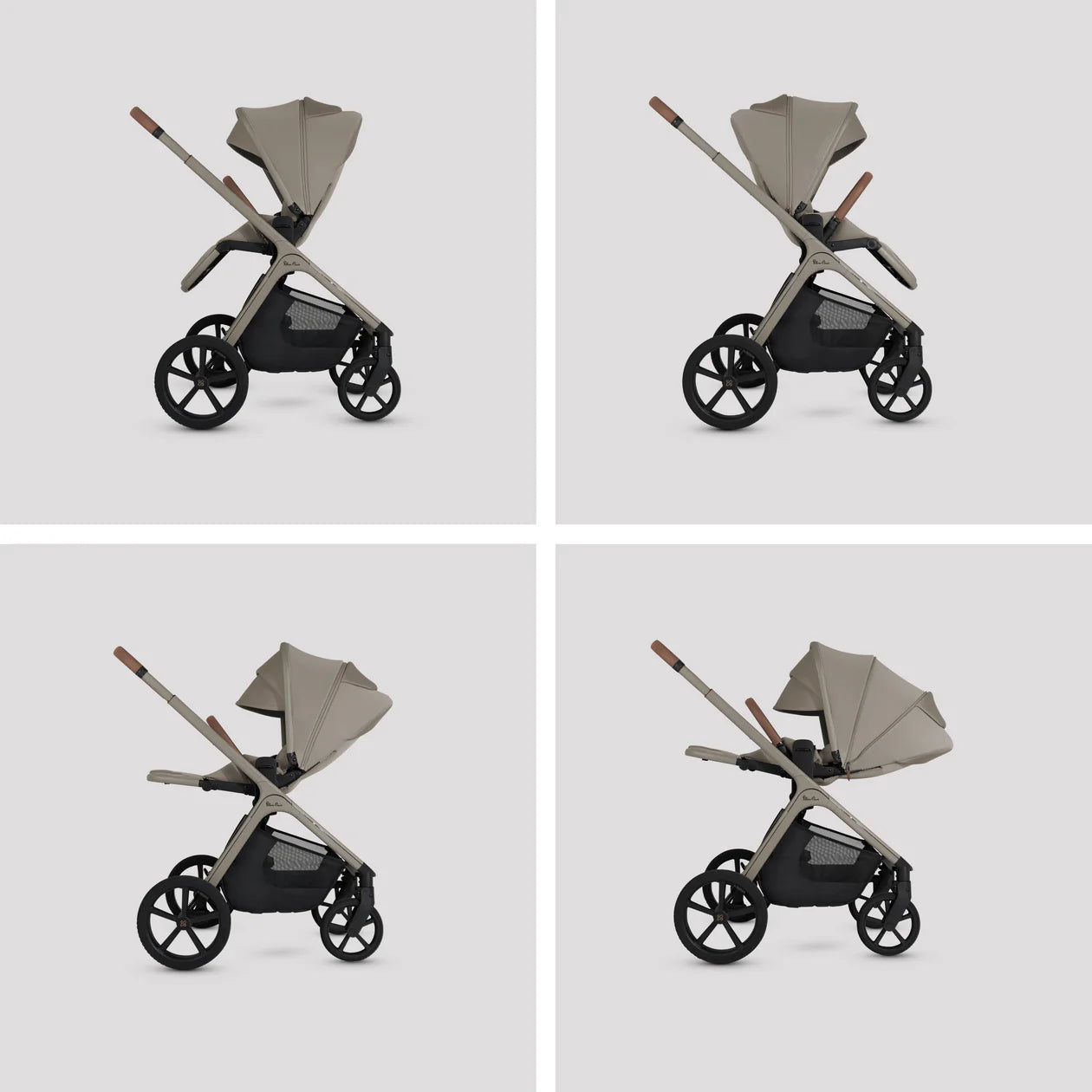 Silver Cross Cove Champagne Travel System Ultimate 360 Family Car Seat Bundle (11 piece)