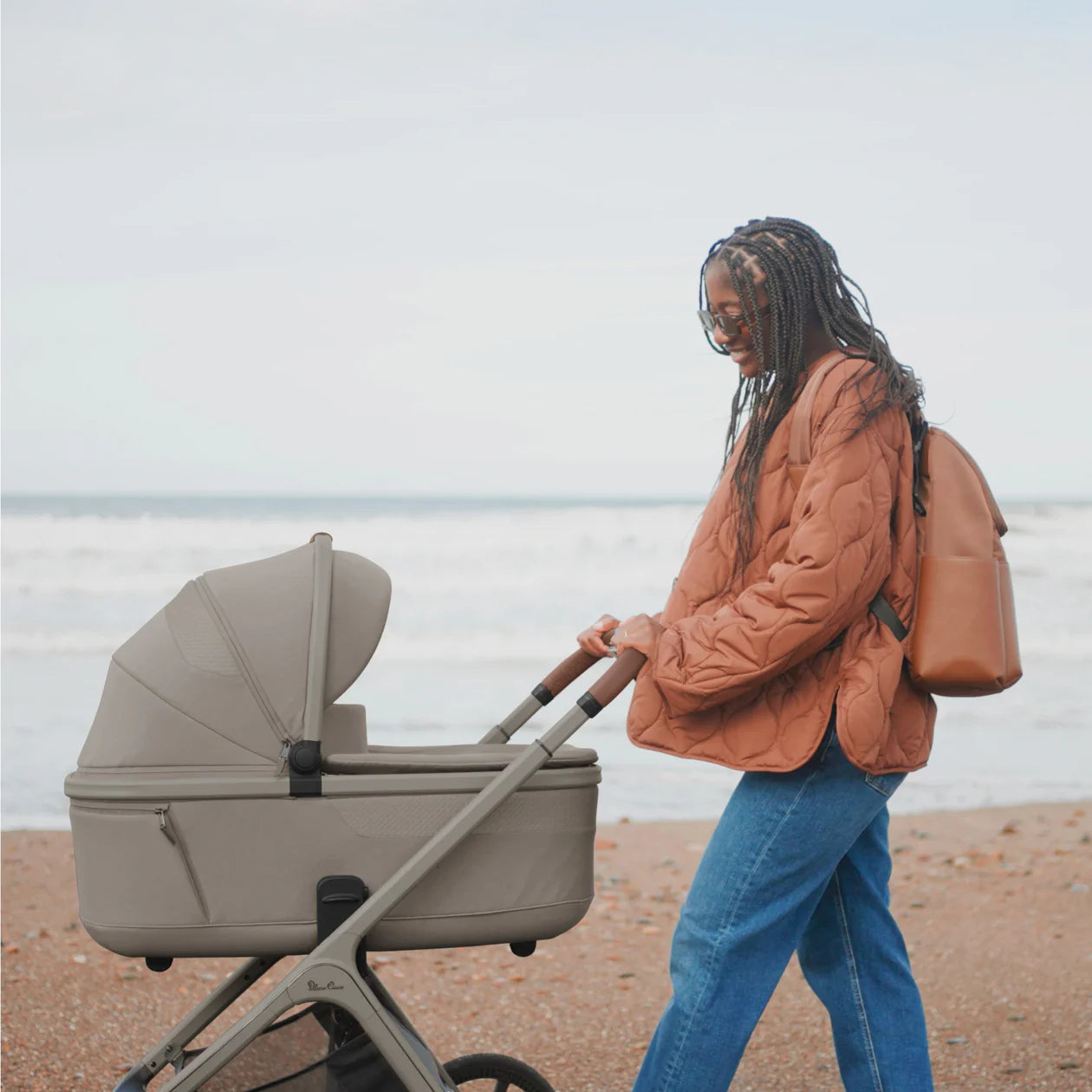 Silver Cross Cove Champagne Travel System Ultimate 360 Family Car Seat Bundle (11 piece)