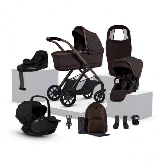 Silver Cross Reef 2 Special Edition Travel System Ultimate 360 Infant Carrier Bundle (11 piece) Gnache
