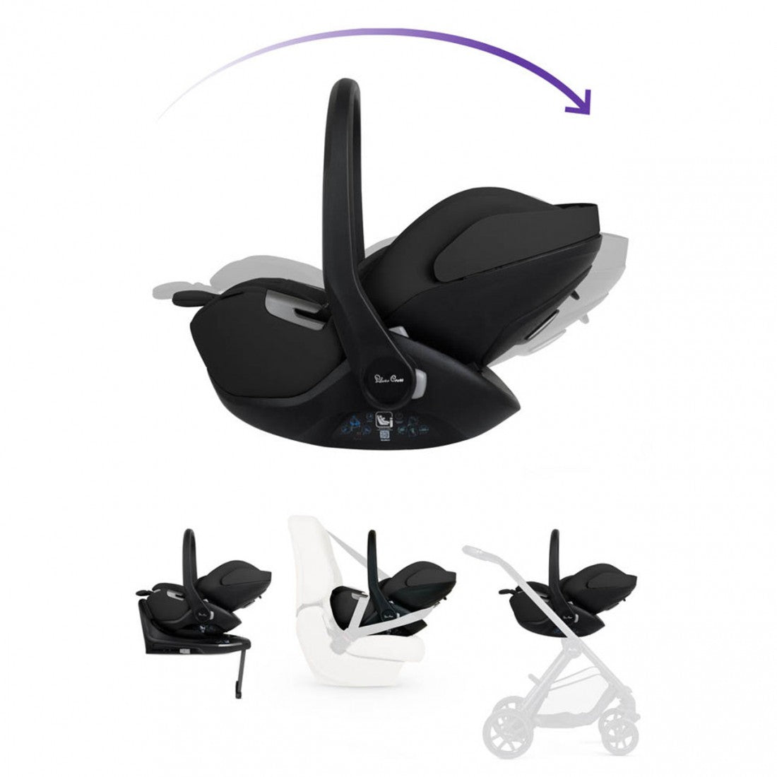 Silver Cross Reef 2 Special Edition Travel System Ultimate 360 Infant Carrier Bundle (11 piece) Gnache