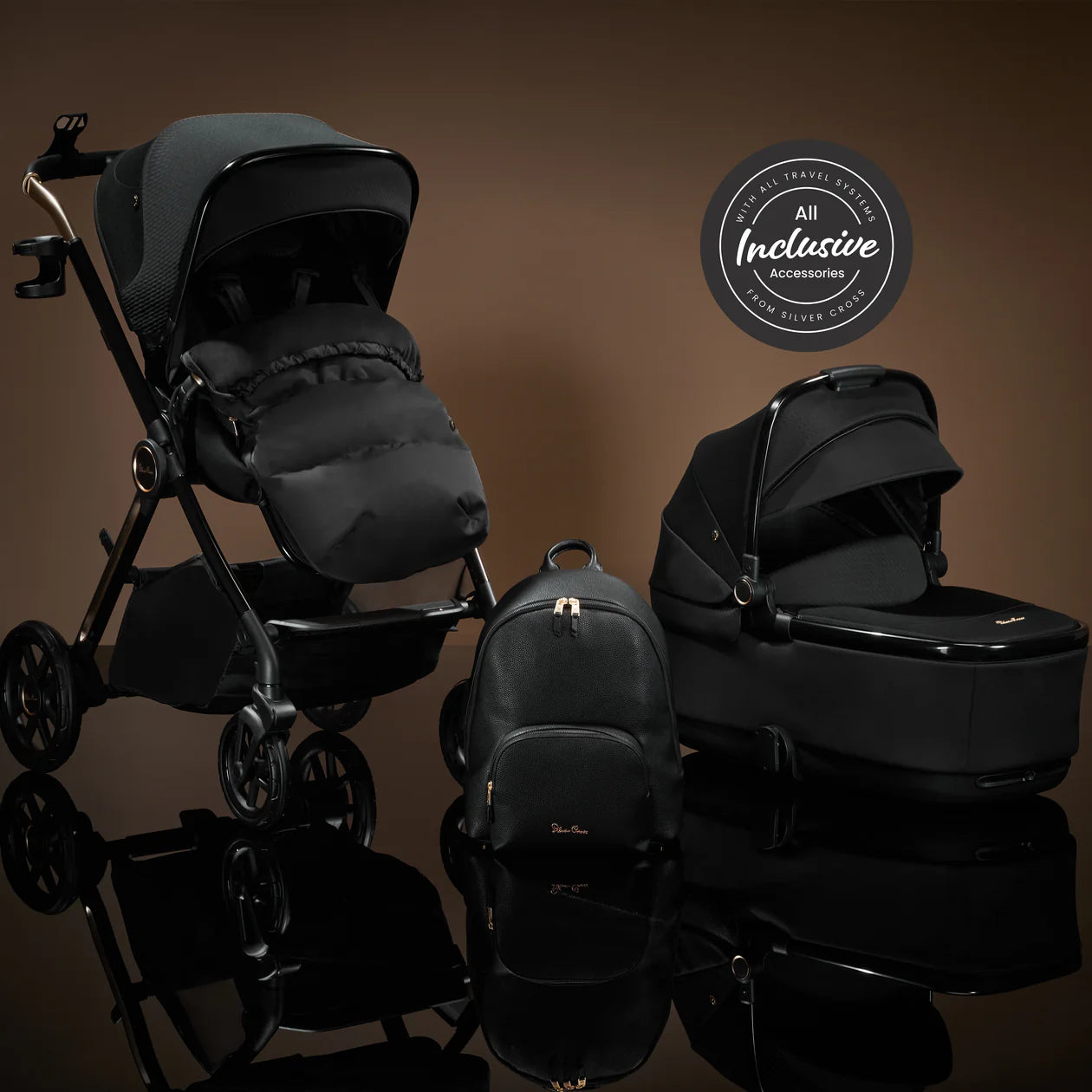 Silver Cross Reef 2 Special Edition Ultimate Family 360 Bundle Espresso