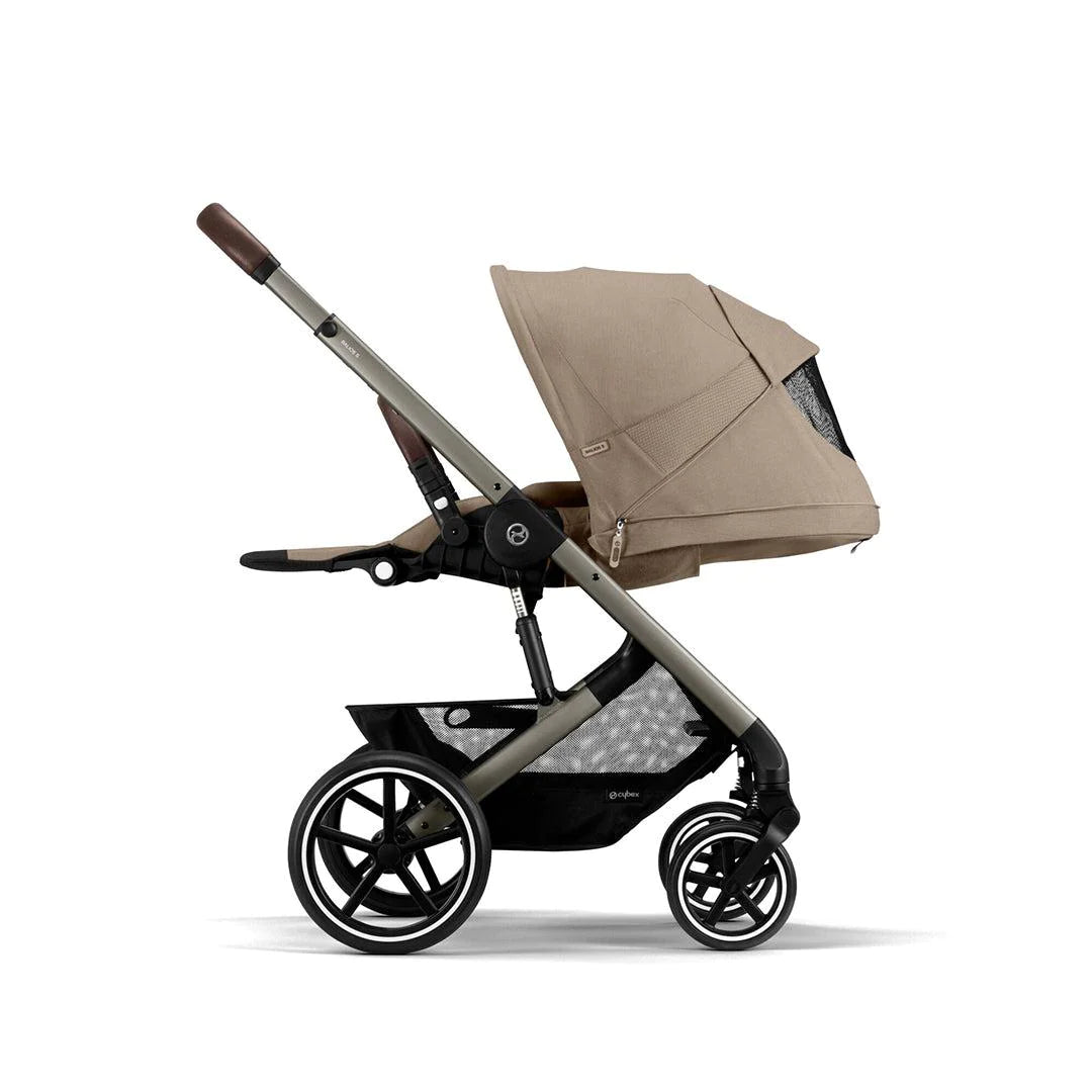 Cybex Balios and Carrycot Ex display Almond Beige