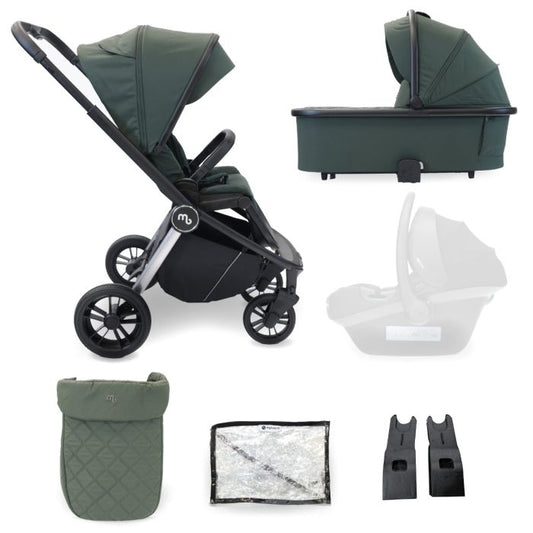 My Babiie MB450 2-in-1 Pushchair & Carrycot - Forest Green