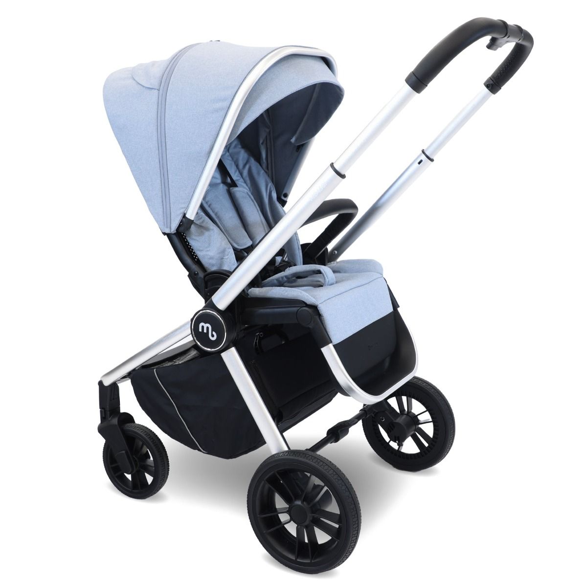 My Babiie MB450 2-in-1 Pushchair & Carrycot - Steel Blue
