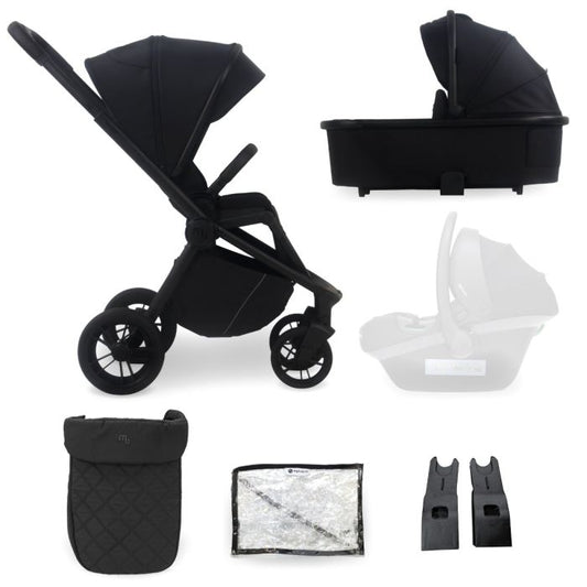 My Babiie MB450 2-in-1 Pushchair & Carrycot - Black