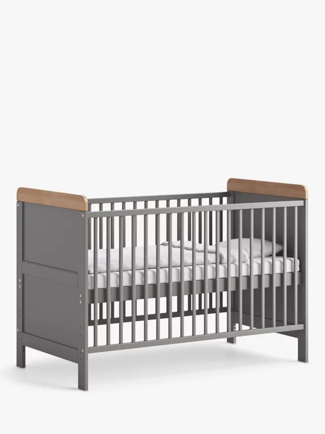 Owen Cot Bed Grey/Oak