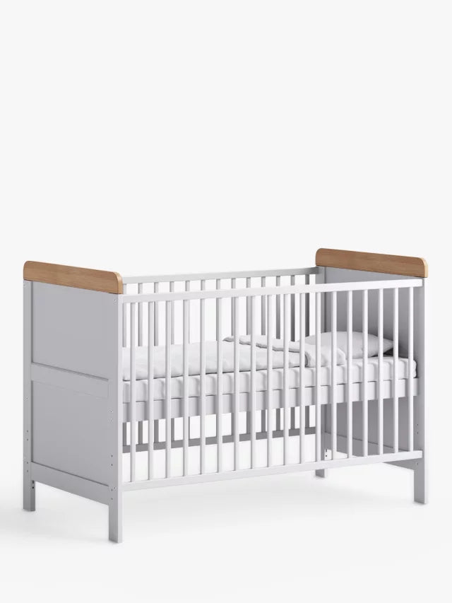 Owen Cot Bed White/Oak