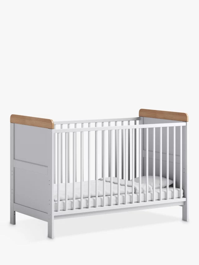 Owen Cot Bed White/Oak