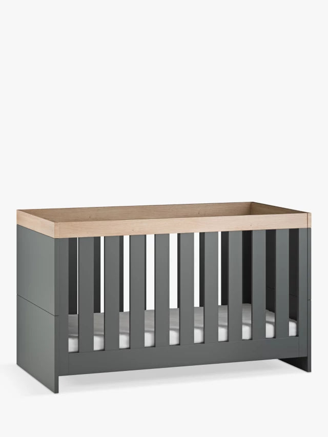 Little Acorns Burlington Cotbed  Anthracite Grey Oak