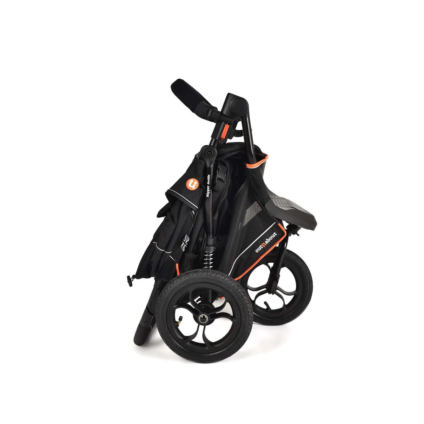 Out N About Nipper Double V6 Pushchair - Summit Black