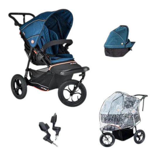 Out N About Nipper V6 Newborn Bundle - Highland Blue