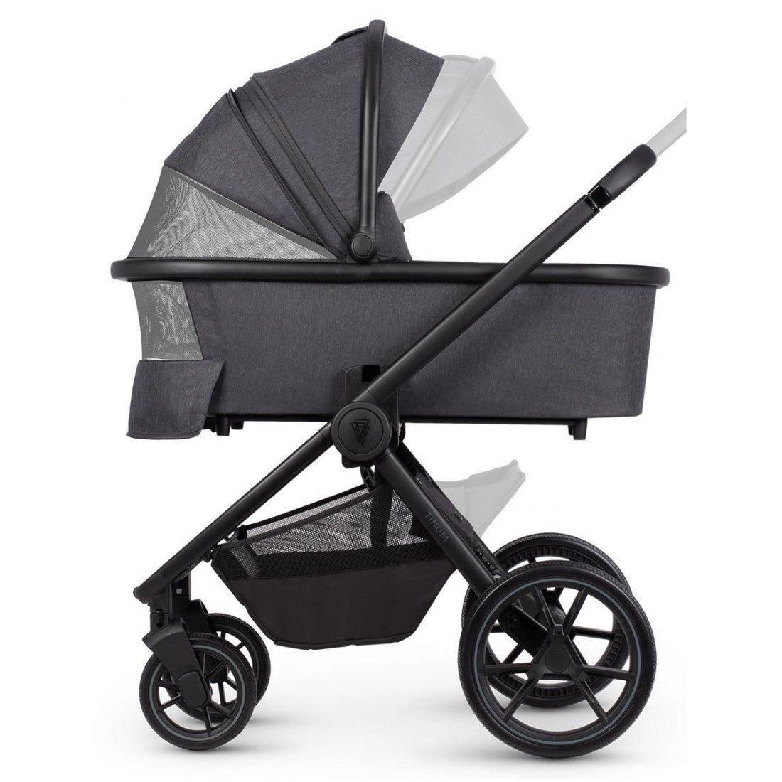 Venicci Tinum Edge 2-in-1 Travel System Bundle - Charcoal