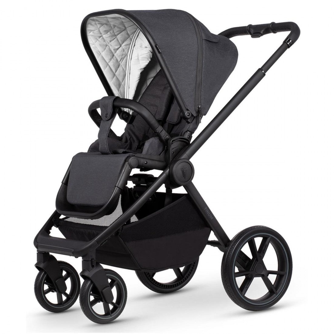 Venicci Tinum Edge 2-in-1 Travel System Bundle - Charcoal