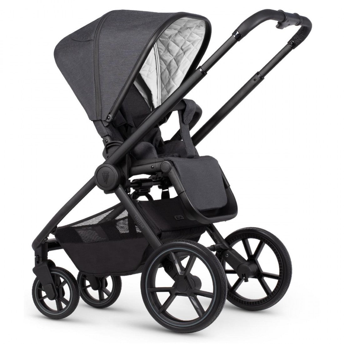 Venicci Tinum Edge 2-in-1 Travel System Bundle - Charcoal