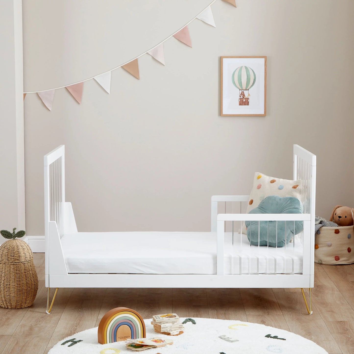 Kimi XL Acrylic Cot Bed