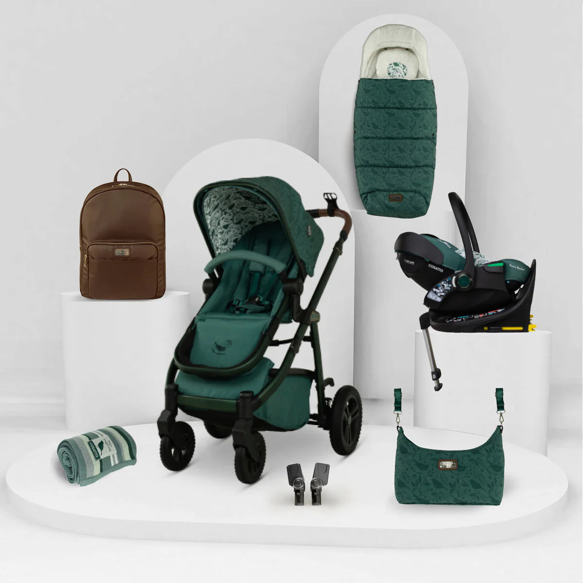 Cosatto Wow 3 Special Edition Rotate & Recline Essentials Bundle Wildwood Pre Order Mid Jan Delivery
