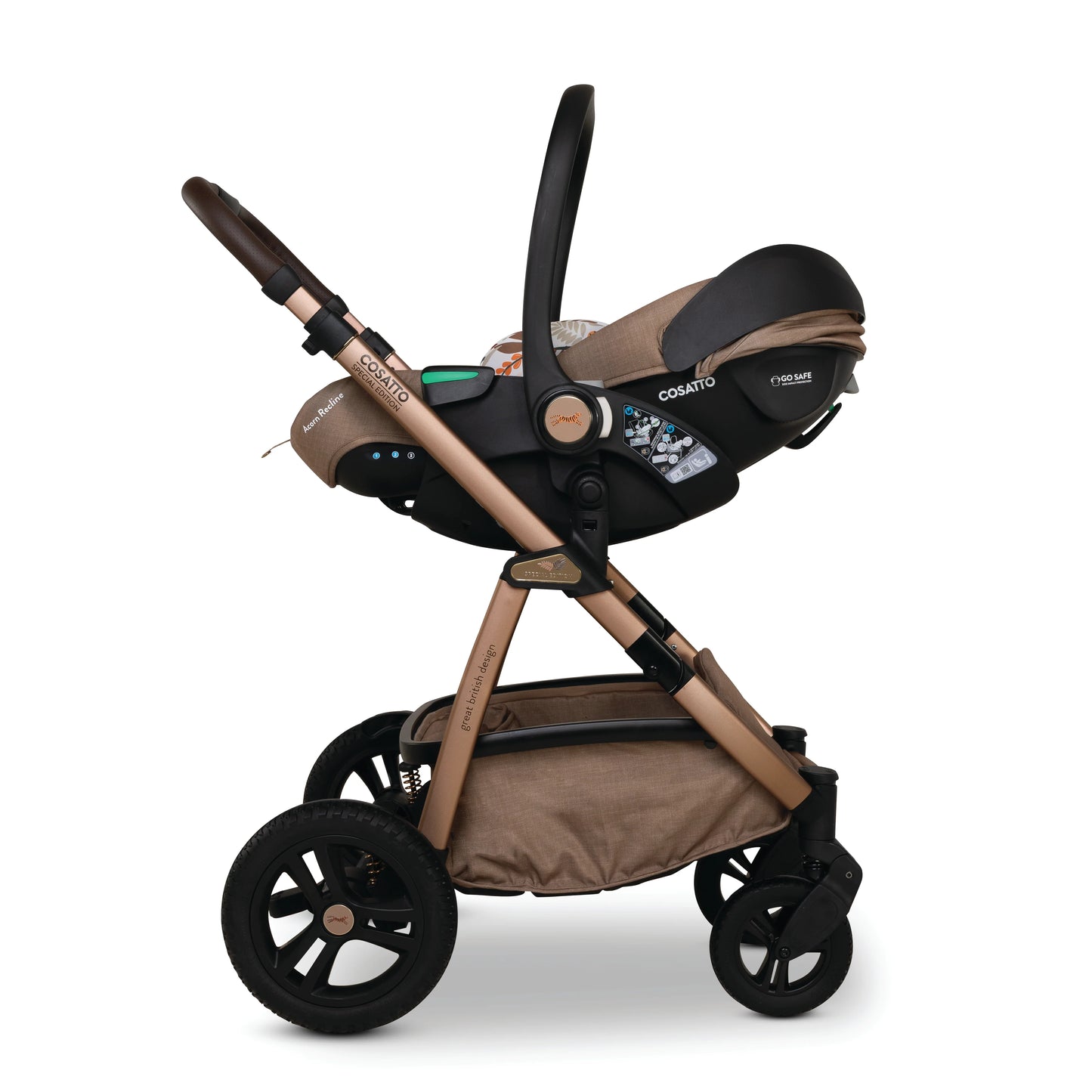 Cosatto Wow 3 Special Edition All Stage Family Rotate & Recline 2 Base Bundle Tiger Tales Pre Order Jan Delivery