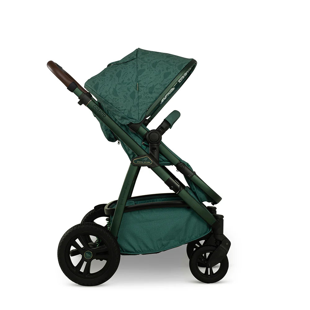 Cosatto Wow 3 Special Edition All Stage Family Rotate & Recline 2 Base Bundle Wildwood Pre Order Jan Delivery