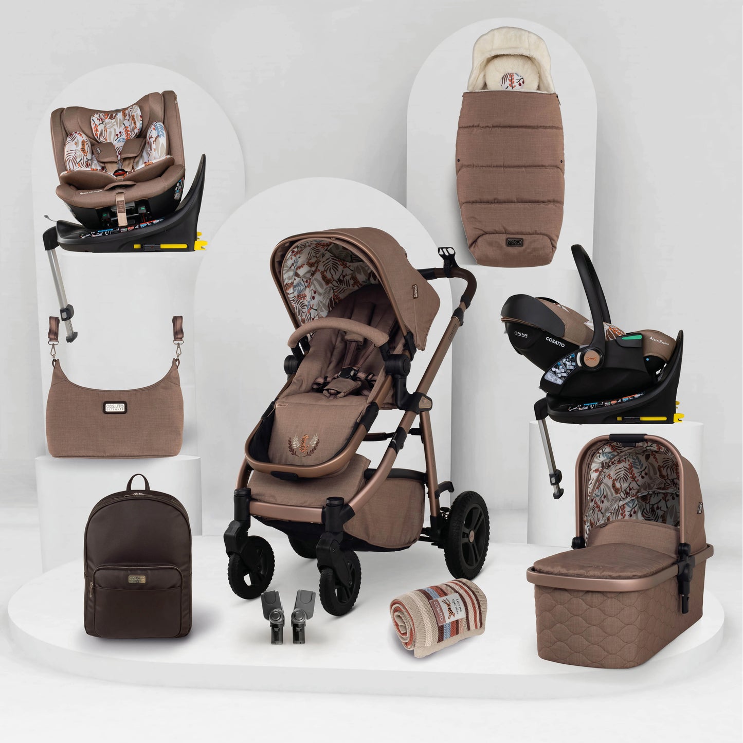 Cosatto Wow 3 Special Edition All Stage Family Rotate & Recline 2 Base Bundle Tiger Tales Pre Order Jan Delivery