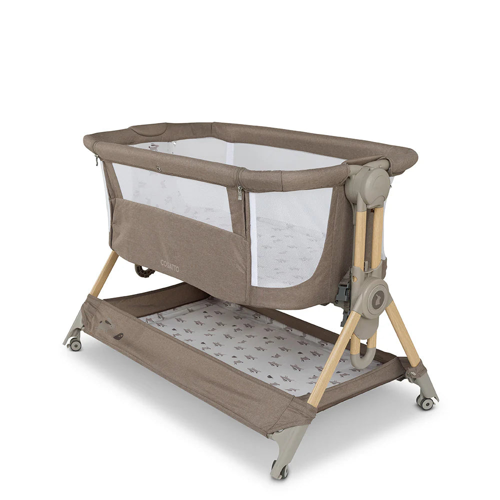 Cosatto Close to Me Folding Bedside Crib Lollop Pre Order Mid Jan Delivery